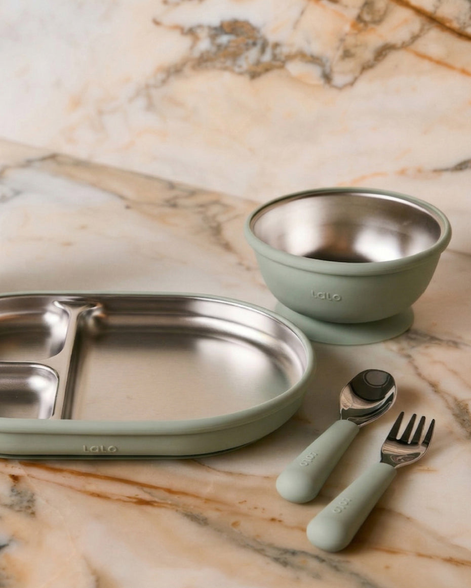 Stainless Mealtime Essentials - 4pc Set - Image 2
