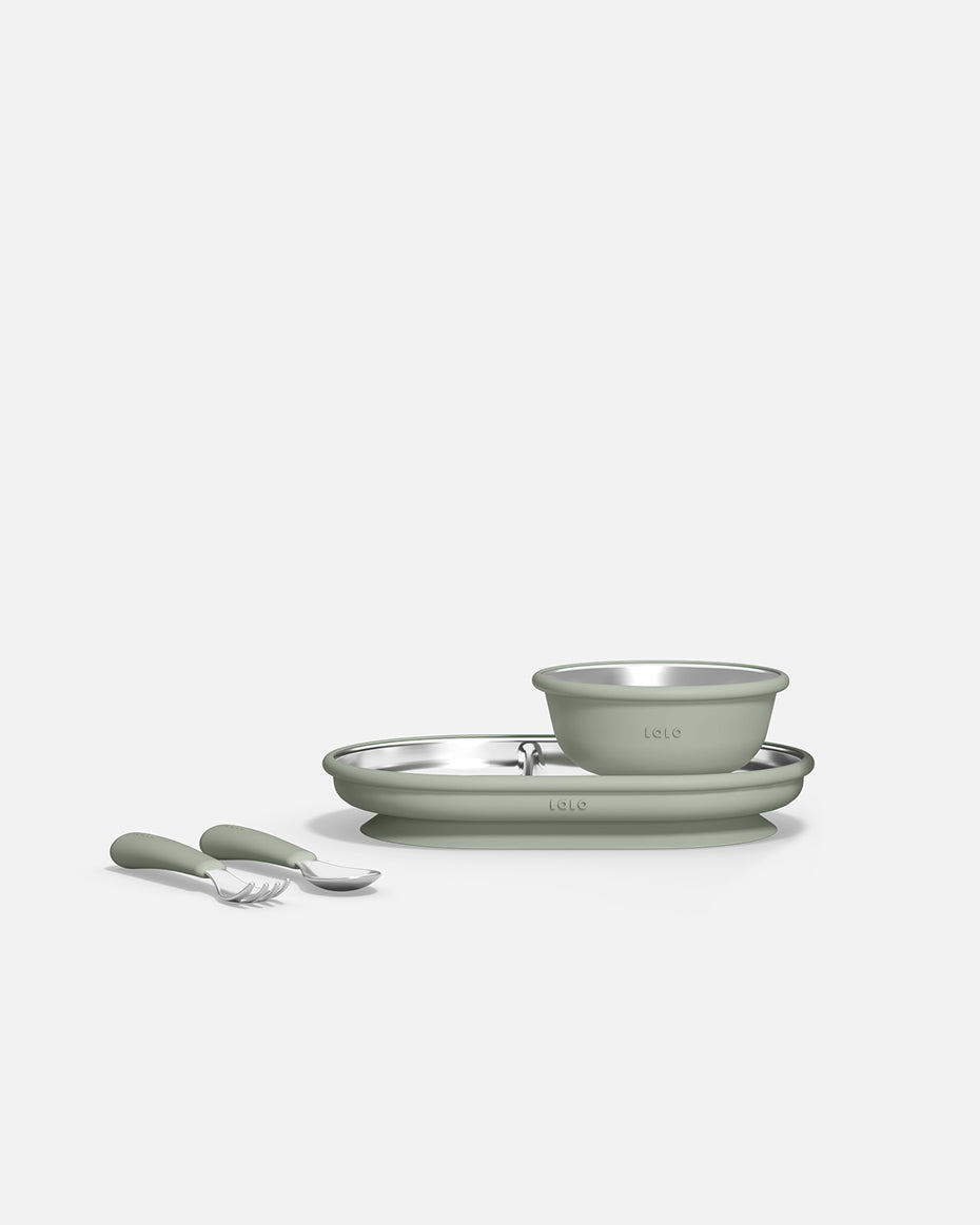 Stainless Mealtime Essentials - 4pc Set